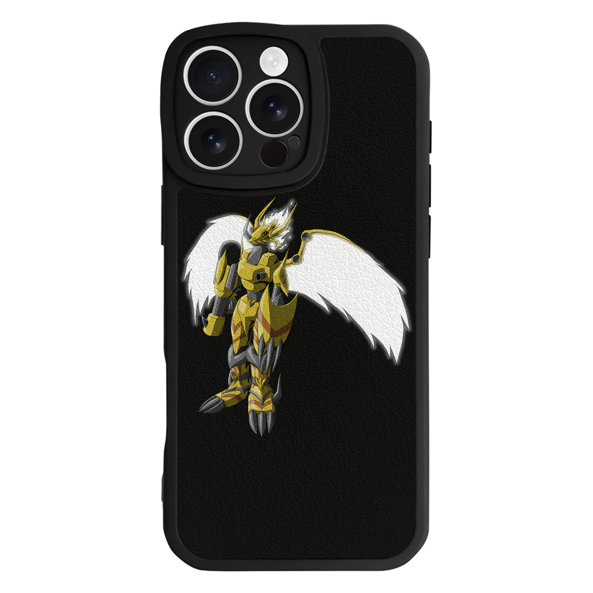 （画像用） Digimon デジタルモンスター/デジモン 【iPhone 16シリーズ対応】シリコンスマホケース（レザー調） 材質：シリコン